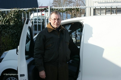 Henk in het zonnetje